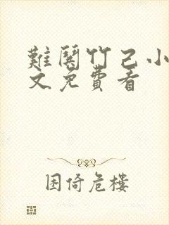 难哄竹己小说全文免费看