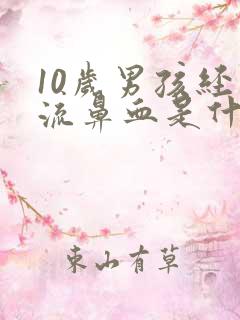 10岁男孩经常流鼻血是什么原因