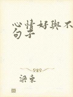 心情好与不好写句子