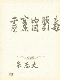 子宫内膜炎是什么原因引起