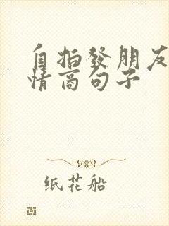 自拍发朋友圈高情商句子