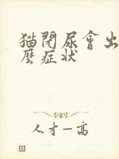 猫闭尿会出现什么症状