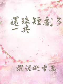 还珠短剧多少集一共