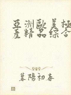 亚洲欧美极品国产精品综合