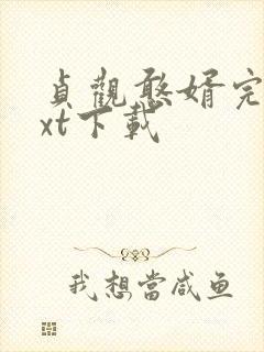 贞观憨婿完本txt下载