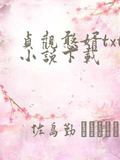 贞观憨婿txt小说下载