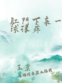 肛门下来一块肉球很疼