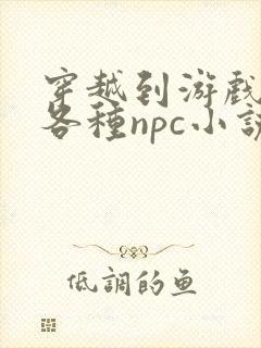 穿越到游戏里和各种npc小说