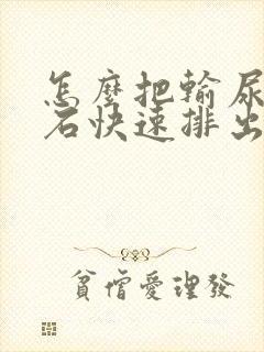 怎么把输尿管结石快速排出