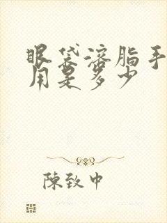 眼袋溶脂手术费用是多少