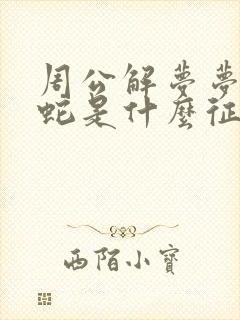 周公解梦梦到黑蛇是什么征兆 女性