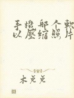 手机哪个软件可以压缩照片大小