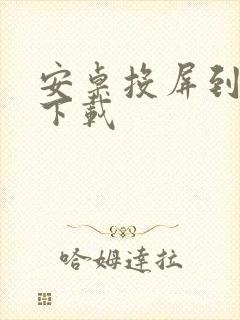 安卓投屏到电脑下载