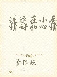 流连在小巷里心情好和心情不好的句子