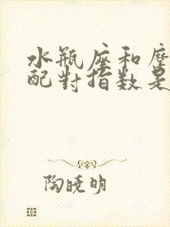 水瓶座和摩羯座配对指数是