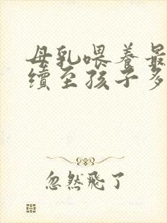 母乳喂养最好持续至孩子多大时断奶