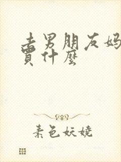 去男朋友妈妈家买什么