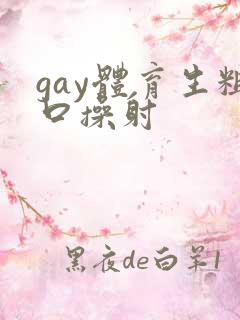 gay体育生粗口操射