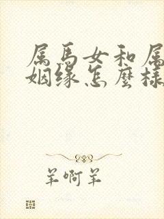 属马女和属兔男姻缘怎么样