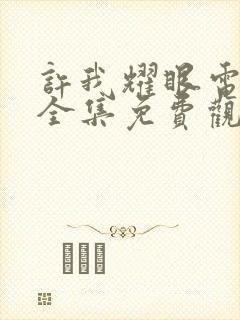 许我耀眼电视剧全集免费观看高清