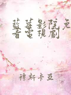 蓝莓影院免费观看电视剧