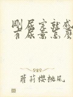 刚尿完就感觉又有尿意怎么办