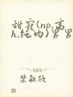 甜宠(np,高h,纯肉)男男