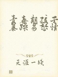 青春期孩子脾气暴躁易怒情绪失控