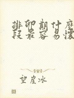 排卵期什么时间段最容易怀男孩