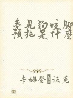 梦见狗咬脚出血预兆是什么