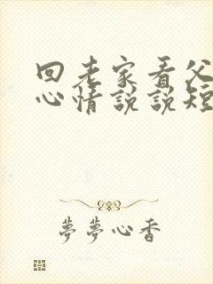 回老家看父母的心情说说短语