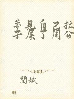 梦见自己拉裤兜子屎了周公解梦原文