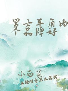 男士平角内裤哪个品牌好