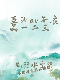 亚洲av午夜精品一二三