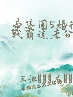 帝集团5婚后冷战霸道老公全文免费阅读