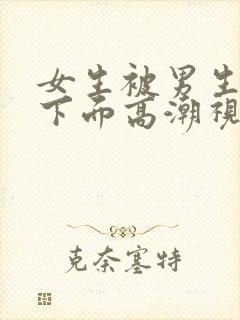 女生被男生插入下面高潮视频