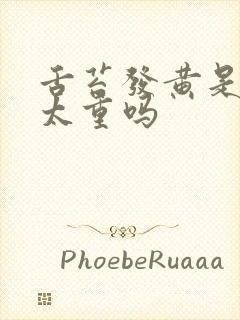 舌苔发黄是湿气太重吗