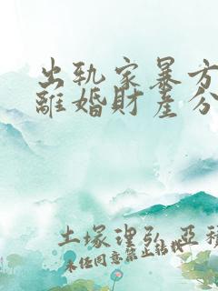 出轨家暴方起诉离婚财产分割