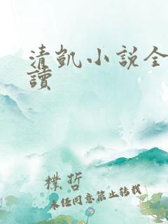 清凯小说全文阅读