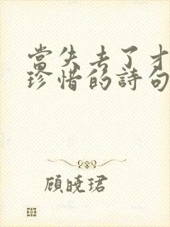 当失去了才懂得珍惜的诗句