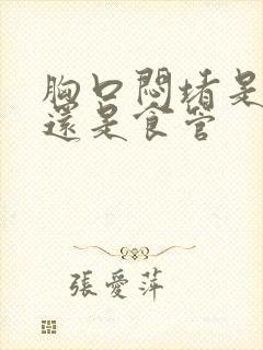 胸口闷堵是气管还是食管