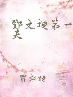 邓文迪第一任丈夫