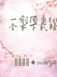 一剑独尊txt全本下载精校版