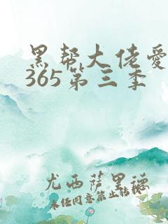 黑帮大佬爱上我365第三季
