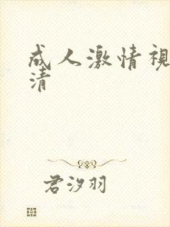 成人激情视频高清