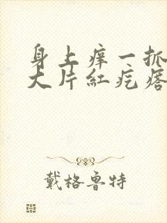 身上痒一抓就起大片红疙瘩咋回事