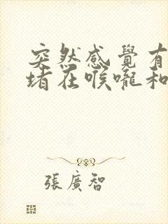 突然感觉有东西堵在喉咙和胸口