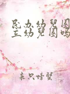 民办幼儿园是私立幼儿园吗?