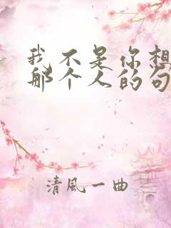 我不是你想要的那个人的句子