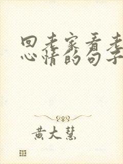 回老家看老妈的心情的句子